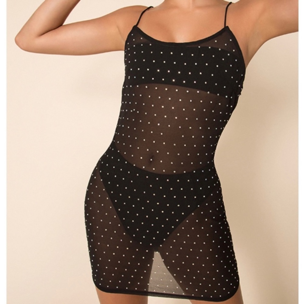 Revolve Superdown Sheer Dress